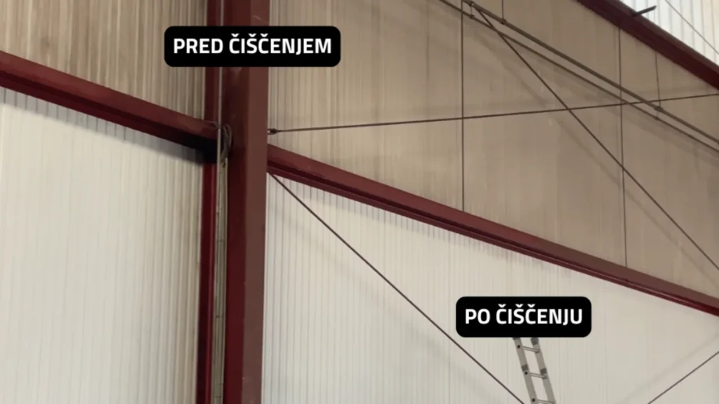 čiščenje zunanjih površin poslovnih objektov